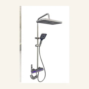 8921 Gun Grey Matte Digital Shower Set
