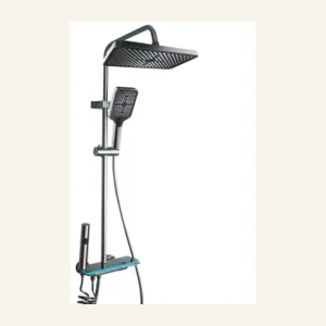 8869-1 Water Plating Gun Grey 4 Gear Shower Set