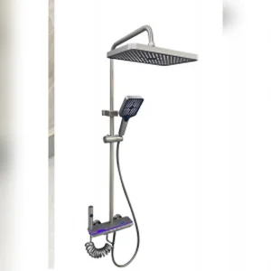8921 Gun Grey Matte Digital Shower Set
