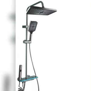 8869-1 Water Plating Gun Grey 4 Gear Shower Set